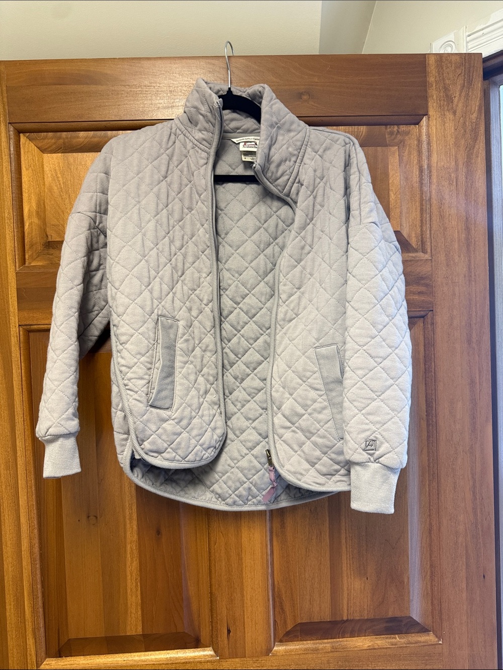Quilted Light Gray Jacket